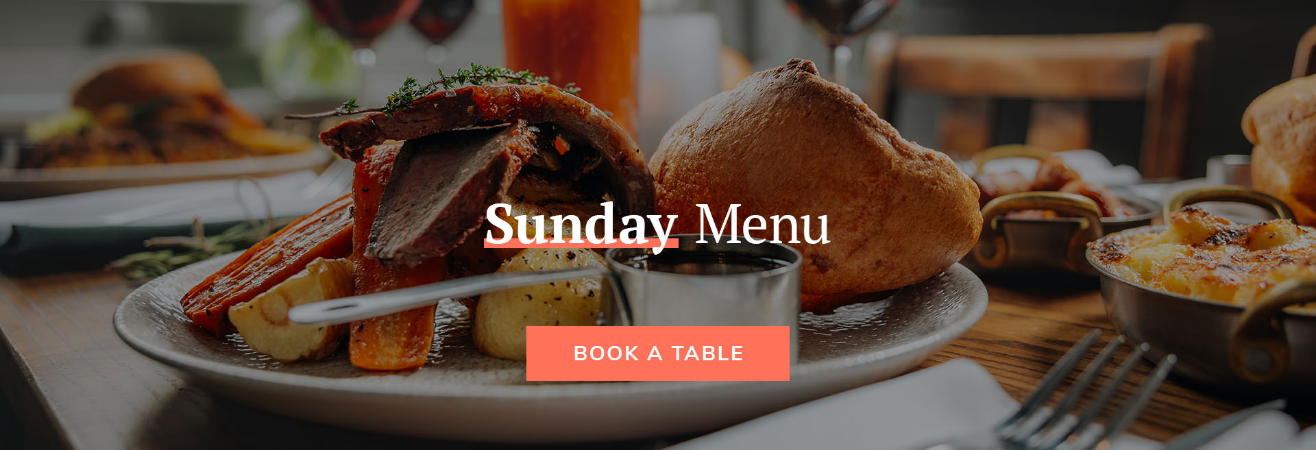 Sunday Menu at The Sun