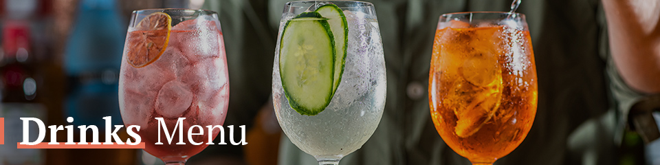Drinks Menu at The Sun
