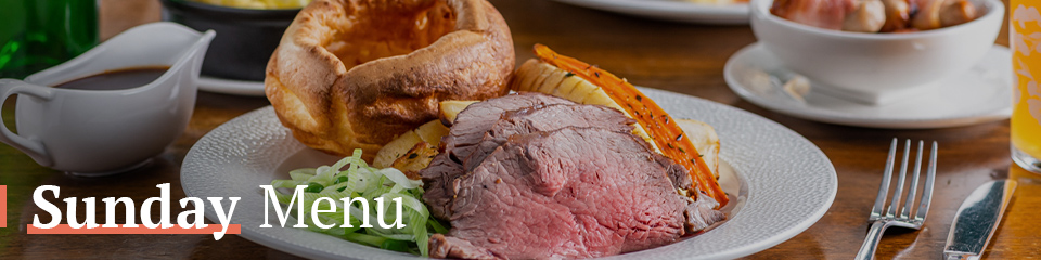 Sunday Menu at The Sun